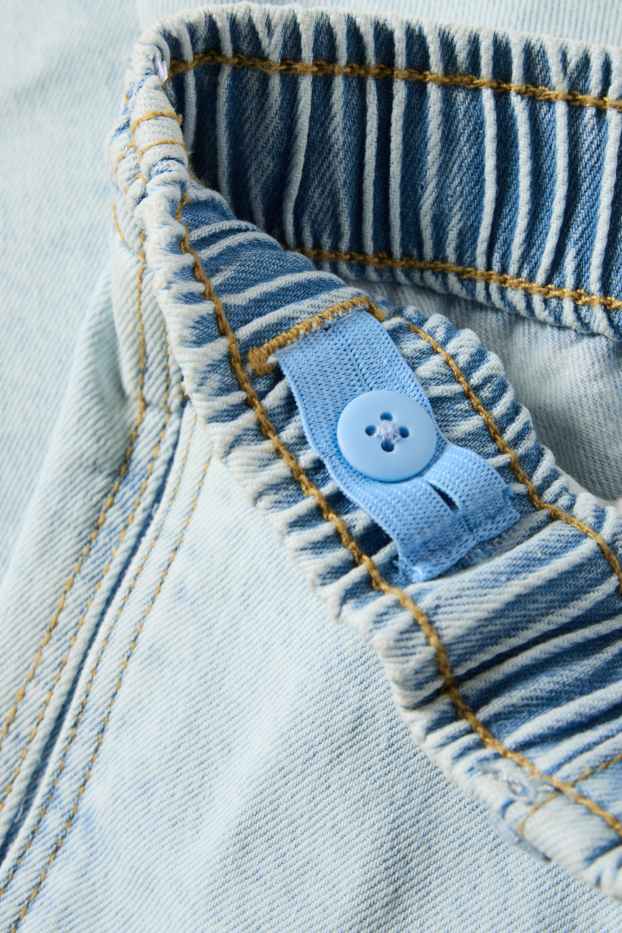 Niños - Jeans cargo - azul claro