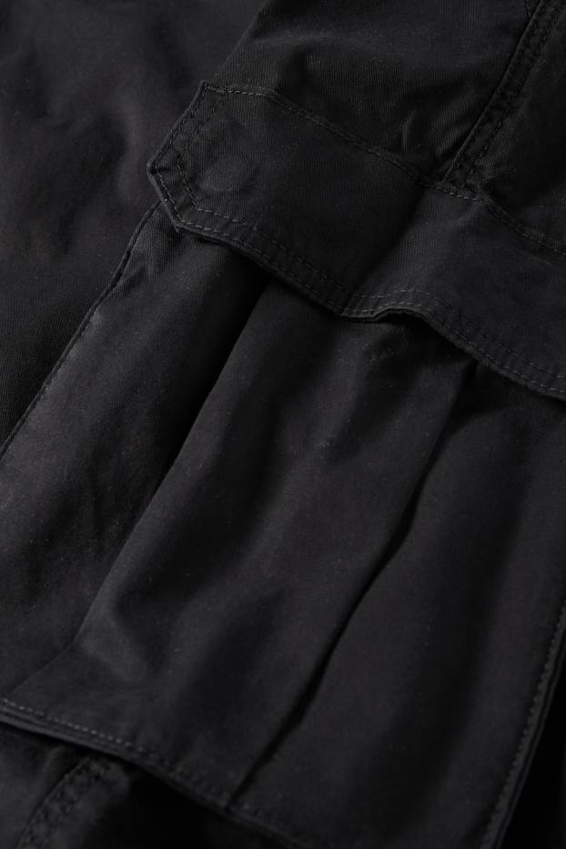 Home - Pantalons cargo - tapered fit - negre