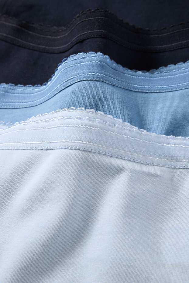 Donna - Confezione da 3 - slip - azzurro