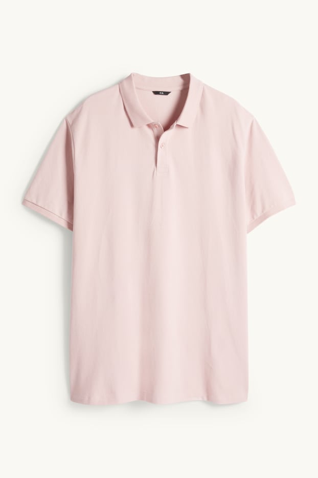 Heren - Poloshirt - roze