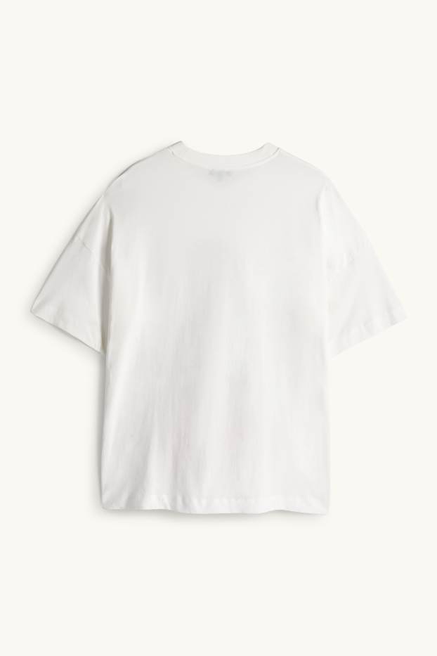 Damen - T-Shirt - Regular Fit - weiss