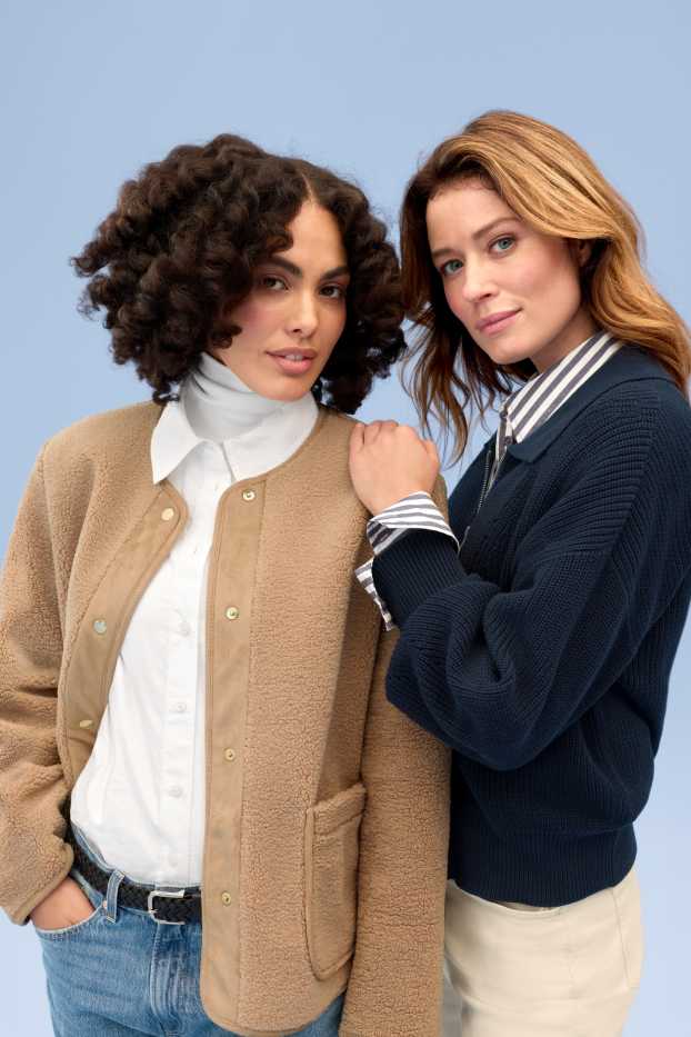 Dames - Jas van teddybont - beige