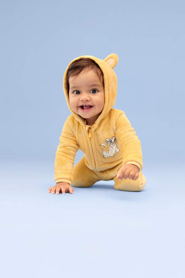 Baby Jungen - Der König der Löwen - Baby-Overall - orange-melange