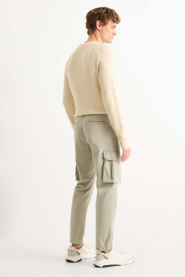 Uomo - Pantaloni cargo - verde