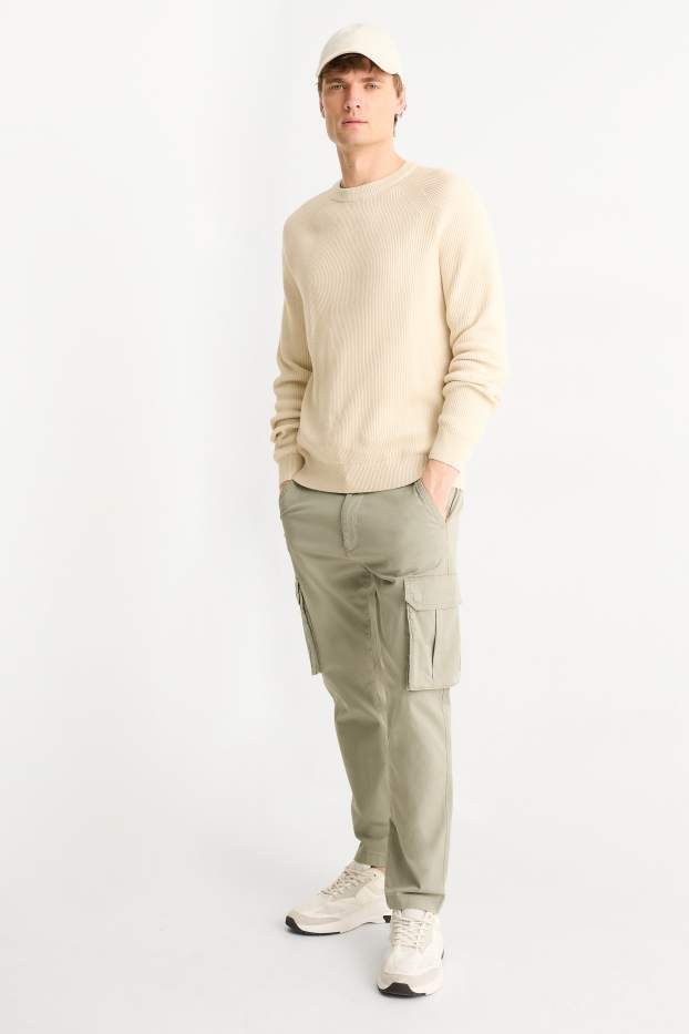 Uomo - Pantaloni cargo - verde