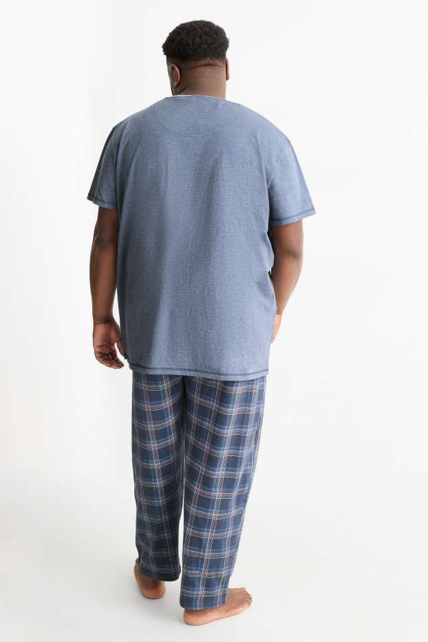 Heren - Pyjama - blauw