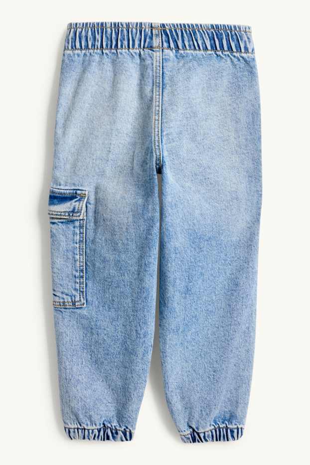 Bambini - Jeans cargo - blu