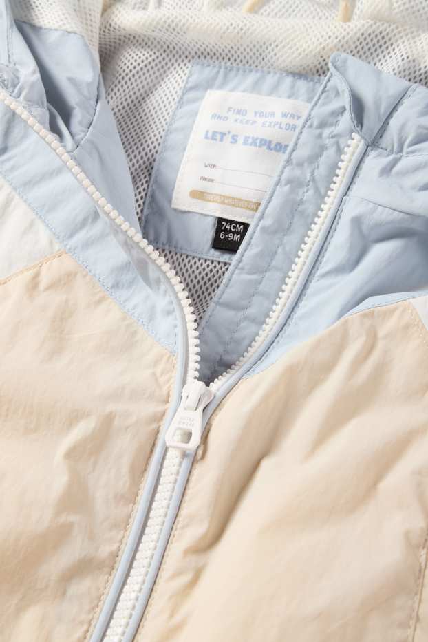 Baby Boys - Baby jacket - water-repellent - blue / beige