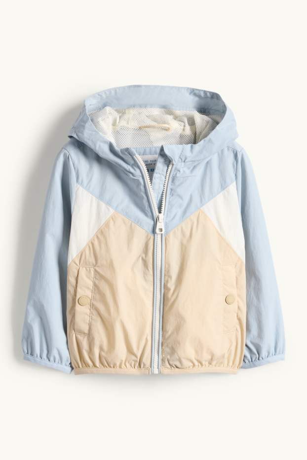 Baby Boys - Baby jacket - water-repellent - blue / beige