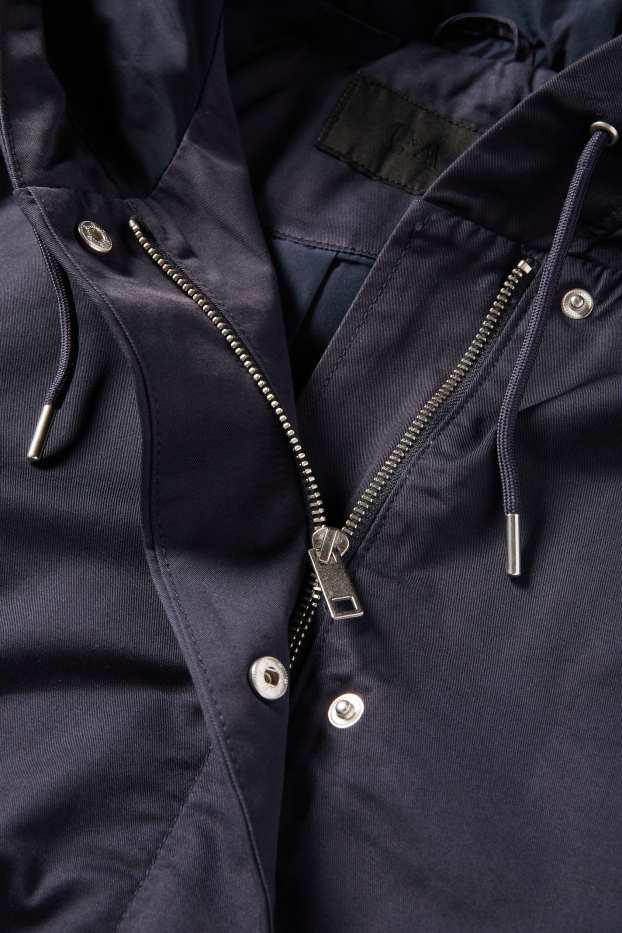 Damen - Jacke mit Kapuze - dunkelblau