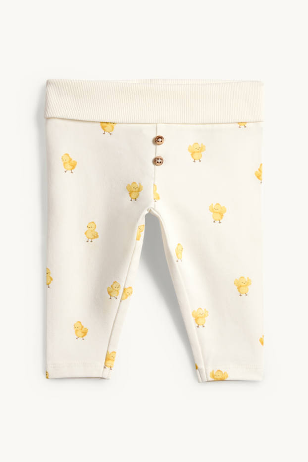 Unisex - Puișor - colanți nou-născuți - galben deschis