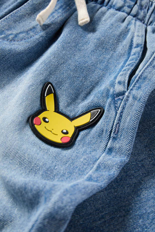 Niños - Pokémon - Pikachu - relaxed jeans - azul