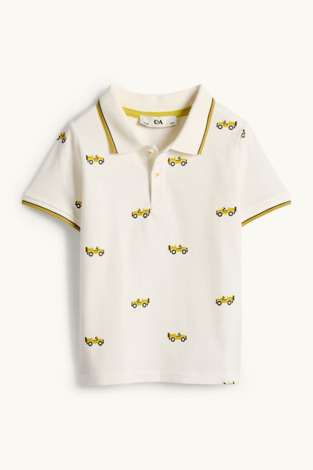 Nen - Jeeps - polo - blanc trencat