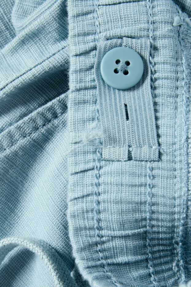 Bambini - Pantaloni - tessuto tramato - turchese