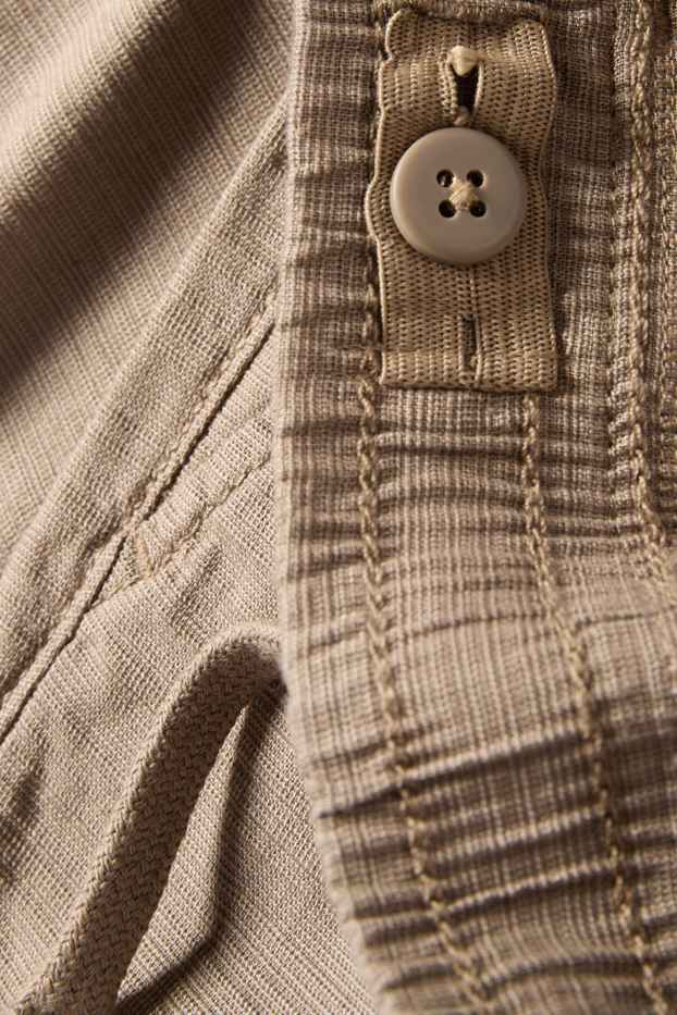 Bambini - Pantaloni - tessuto tramato - marrone chiaro