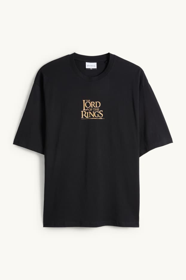 Bărbați - Tricou - supradimensionat - Stăpânul inelelor - negru