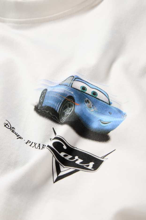 Bărbați - Tricou - supradimensionat - Mașini - alb