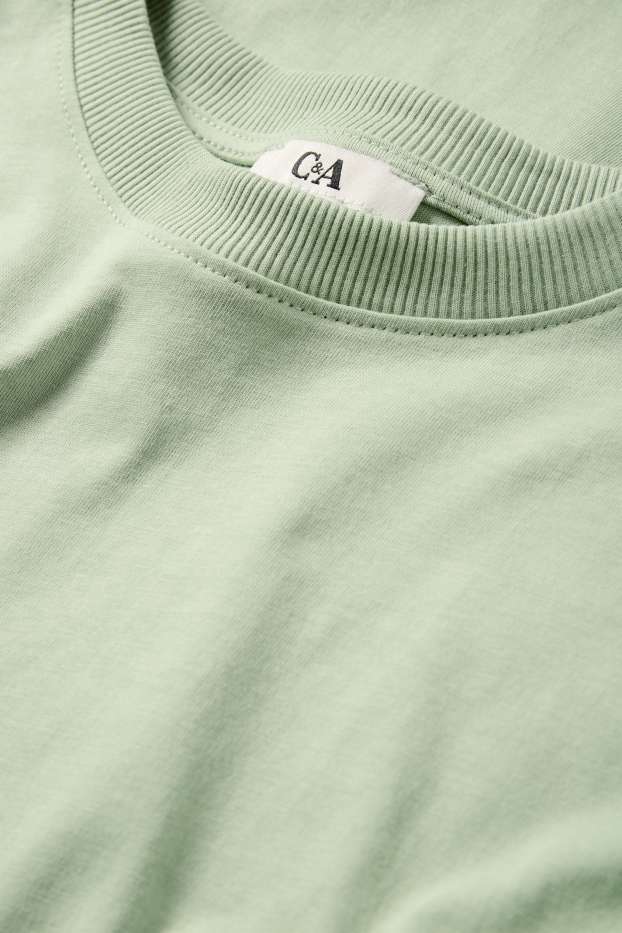 Damen - T-Shirt - Oversized - hellgrün