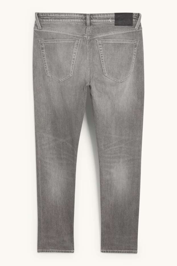 Hommes - Slim tapered jean - gris