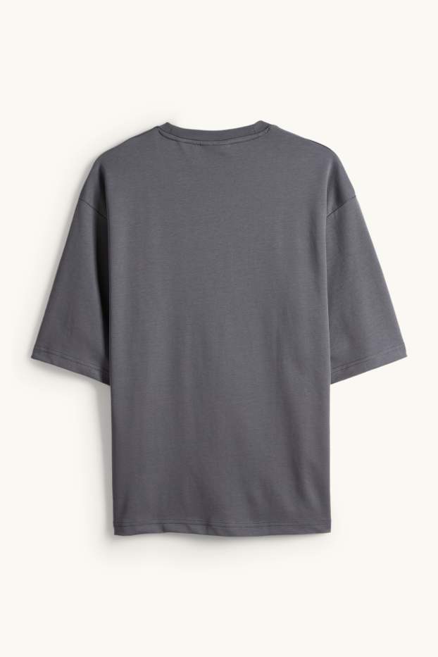 Herren - T-Shirt - Relaxed Fit - dunkelgrau