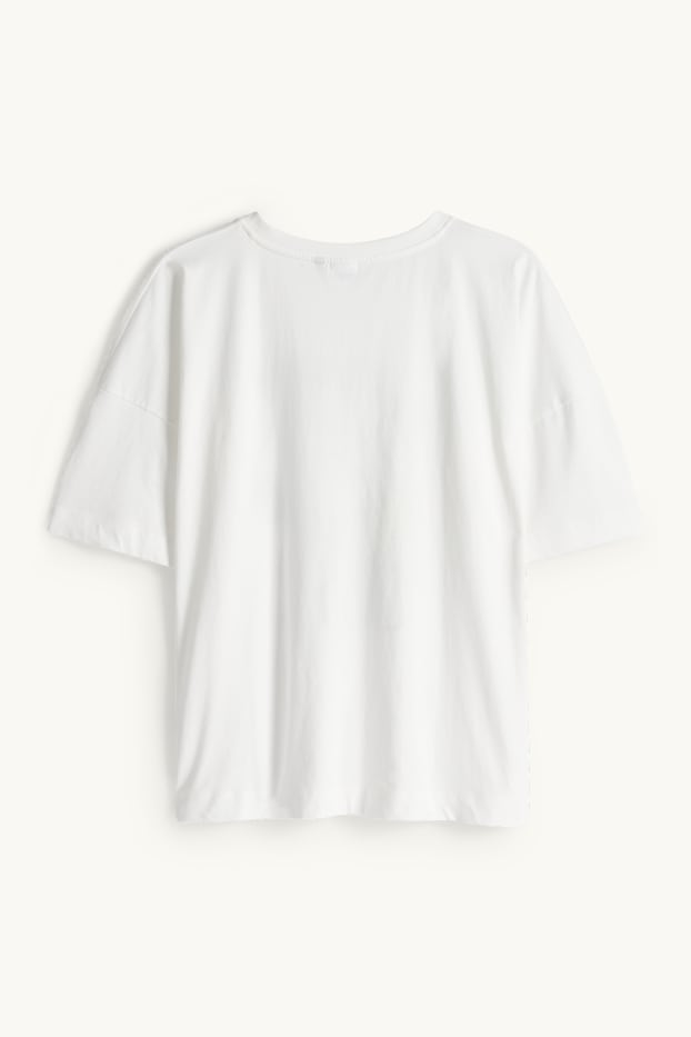 Damen - T-Shirt - Regular Fit - Peanuts - weiß