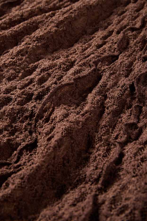 Dámské - Sukně - tmavohnědá