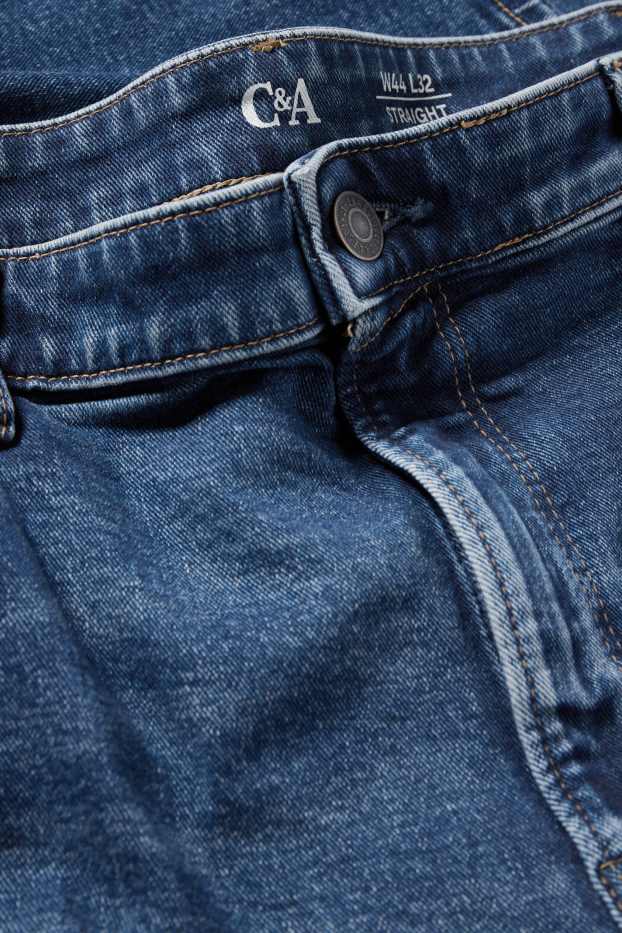 Bărbați - Straight jeans - LYCRA® - denim-albastru