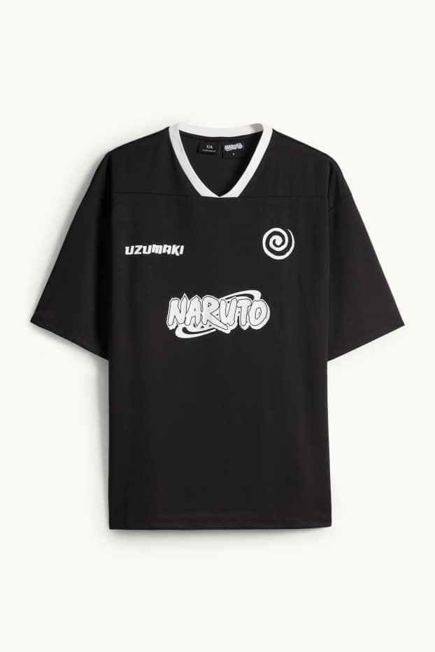 Herren - T-Shirt - Oversized - Naruto - schwarz