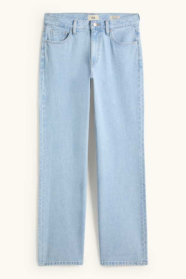 Dona - Wide Leg Jeans - low waist - texà blau clar