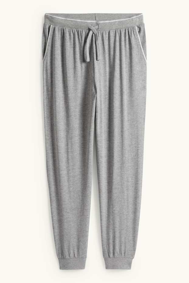 Hommes - Bas de pyjama - gris chiné