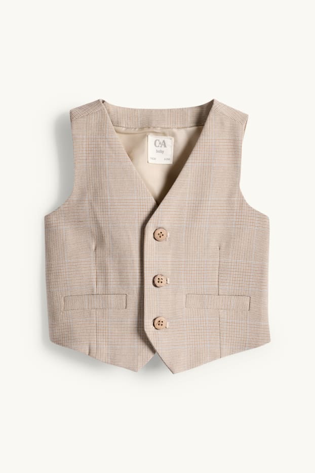 Bébés garçons - Tenue bébé - 3 pièces - blanc crème