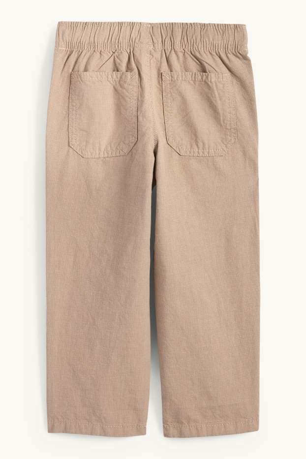 Enfants garçons - Pantalon avec teneur en lin - beige