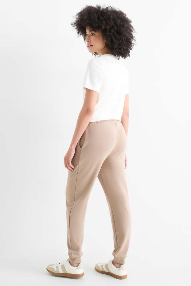 Damen - Jogginghose - taupe