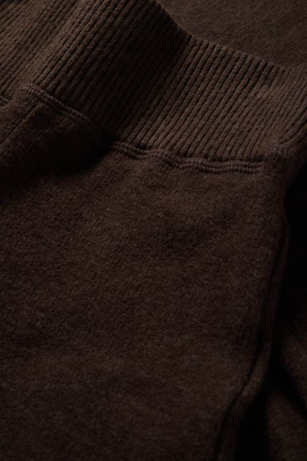 Dámské - Flared legíny - tmavohnědá