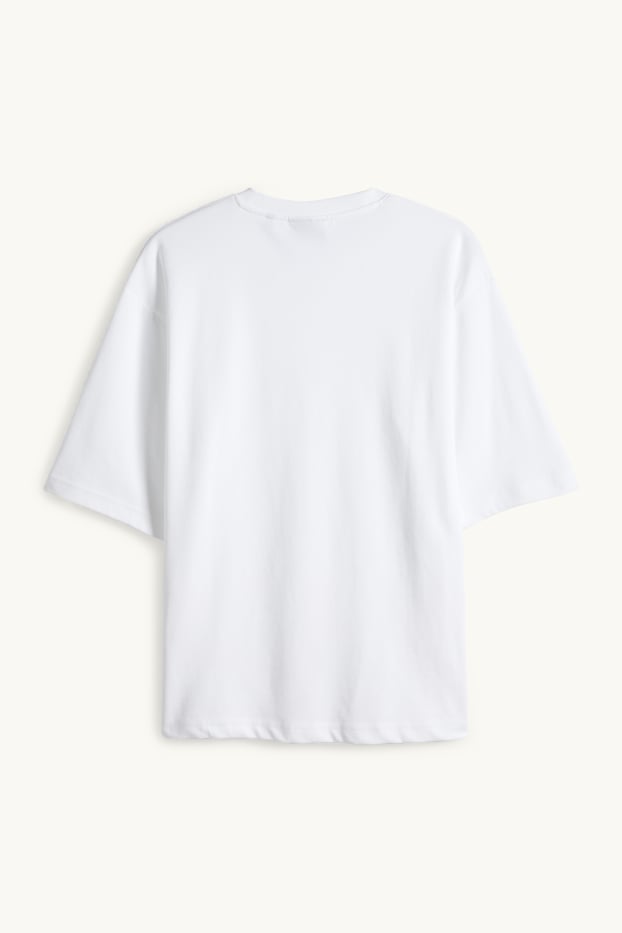 Herren - T-Shirt - Relaxed Fit - weiss