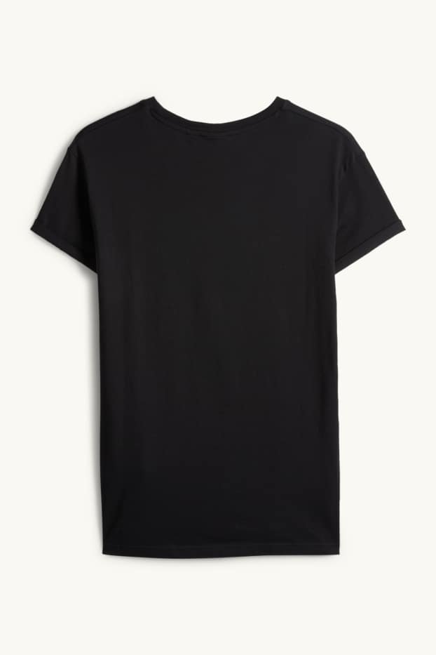 Hommes - T-shirt - slim fit - noir