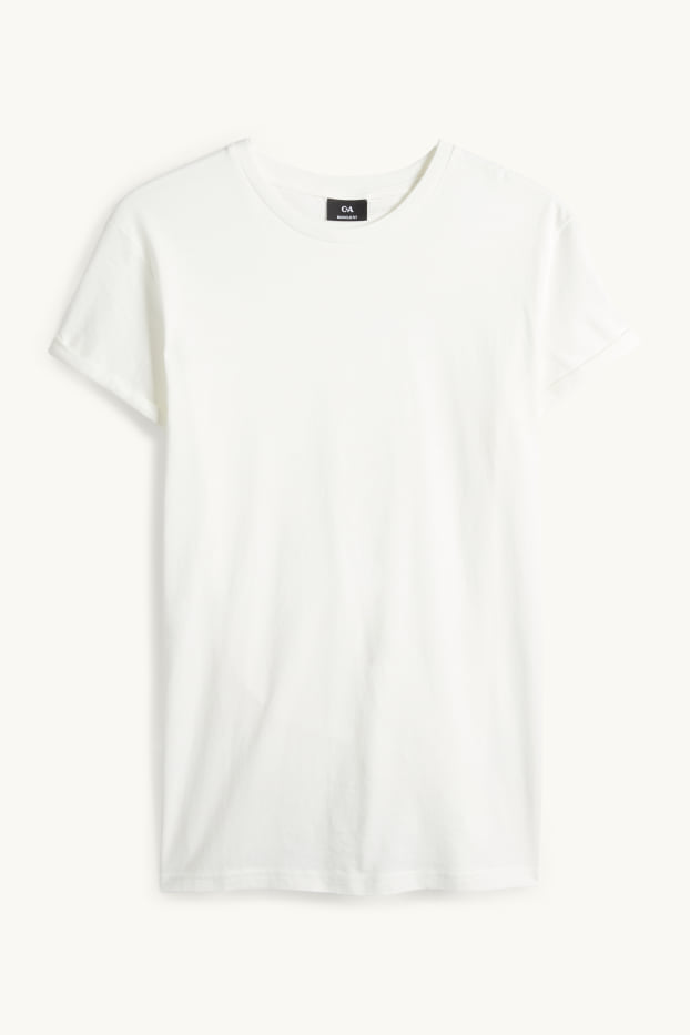 Hommes - T-shirt - slim fit - blanc