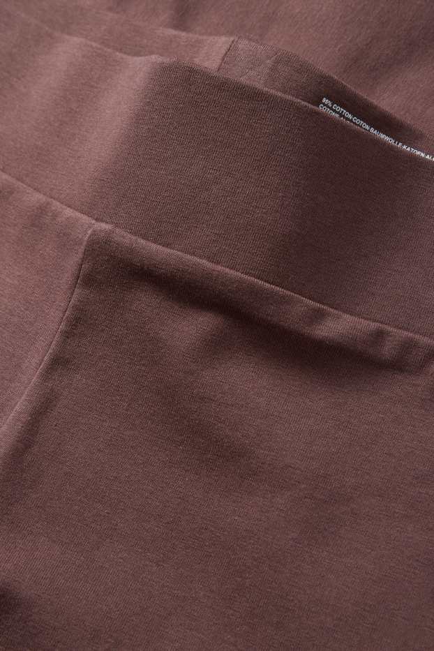 Damen - Leggings - hellbraun