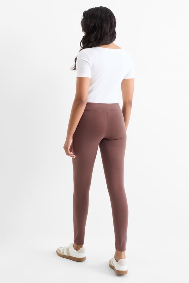 Damen - Leggings - hellbraun