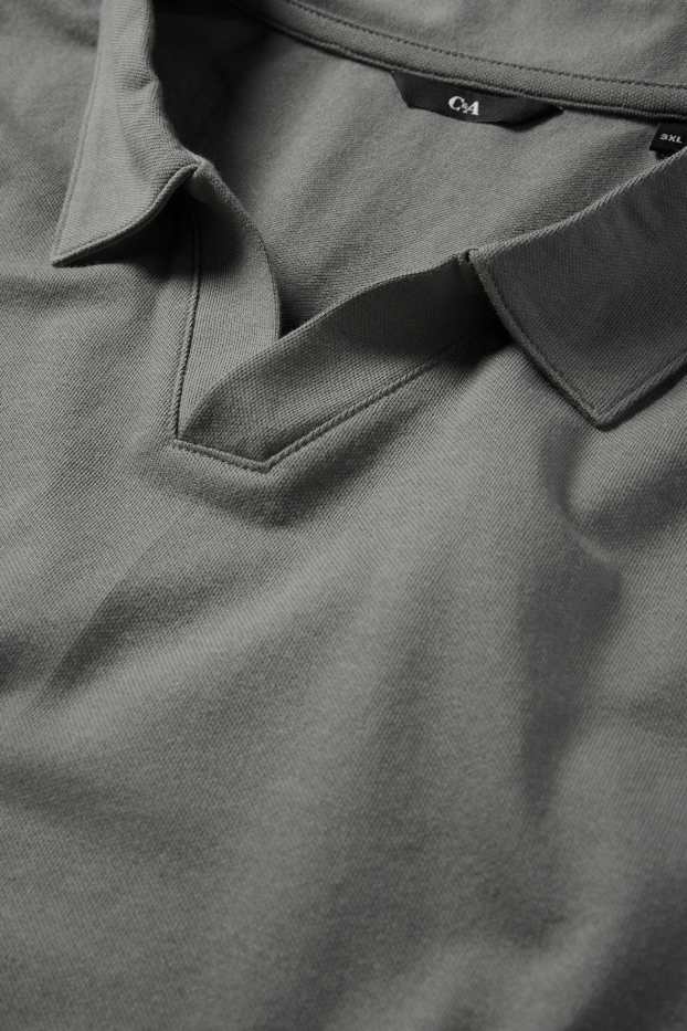 Herren - Poloshirt - Regular Fit - grau