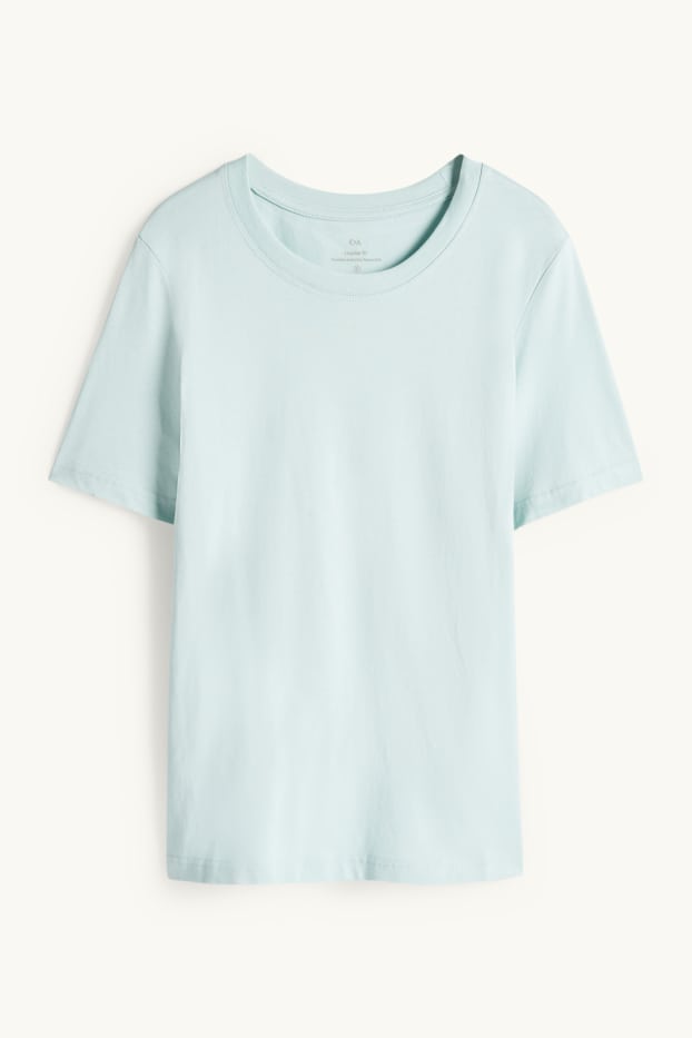 Femmes - T-shirt - regular fit - vert menthe