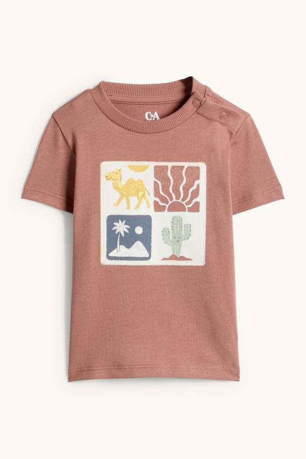 Bébés garçons - Chameau - T-shirt bébé - marron clair