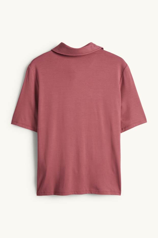 Dámské - Košilová halenka - bordeaux