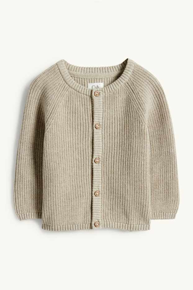 Baby Buben - Baby-Outfit - gerippt - 2 teilig - grün