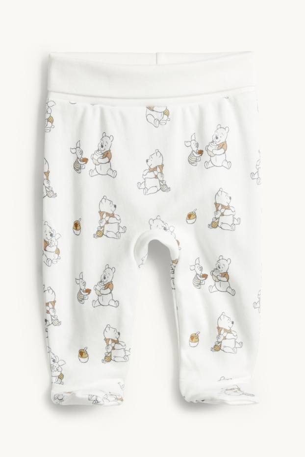 Unisexe - Winnie l’ourson - tenue nouveau-né - 2 pièces - blanc / beige