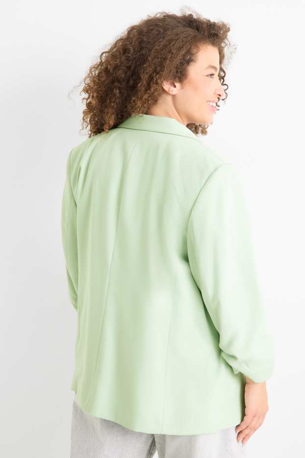 Women - Blazer - regular fit - mint green