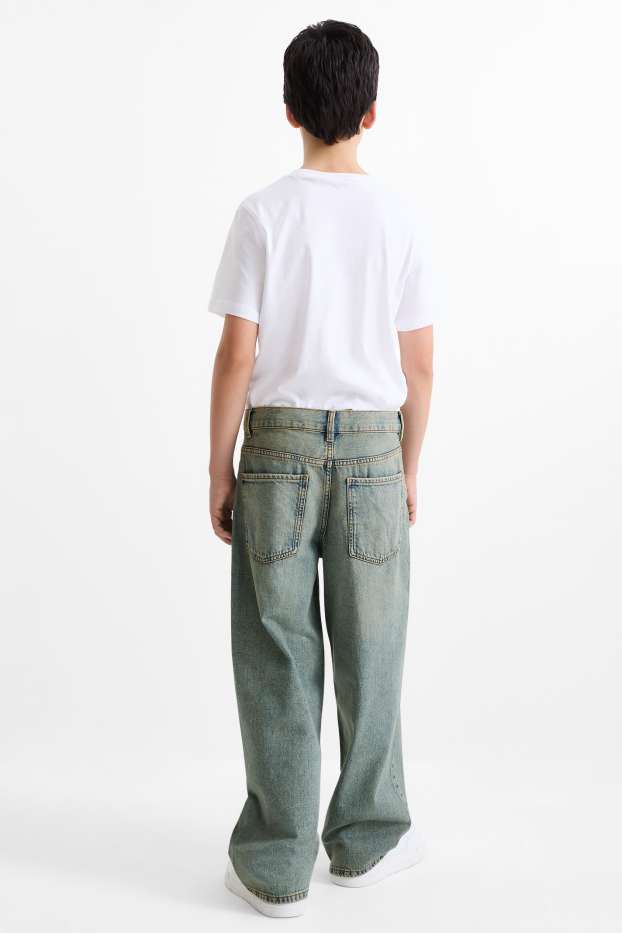 Enfants garçons - Jean baggy - bleu