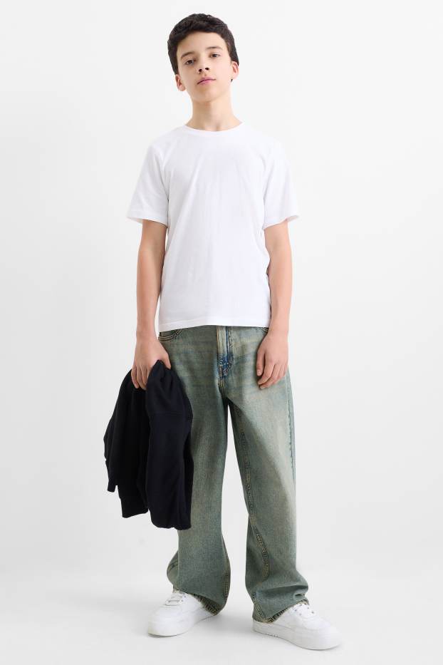 Enfants garçons - Jean baggy - bleu