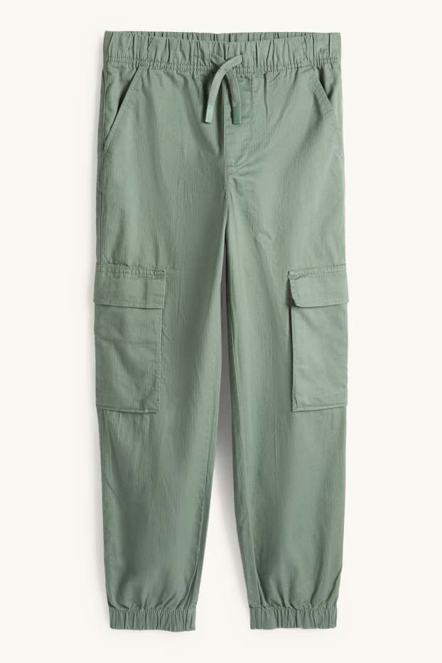 Children Boys - Cargo trousers - dark green