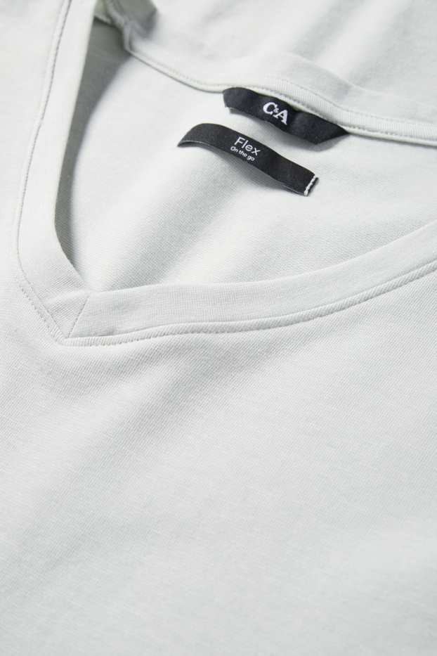 Home - Samarreta de mànigues curtes - slim fit - Flex - gris clar